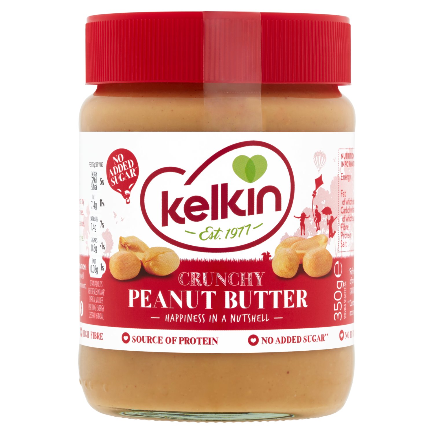 Kelkin Crunchy Peanut Butter (350 g)