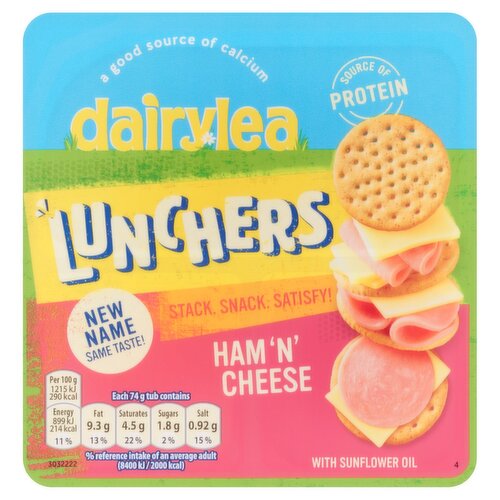 Dairylea Lunchers Ham and Cheese (74.1 g)