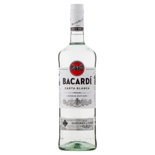 Bacardi Carta Blanca Rum (1 L)