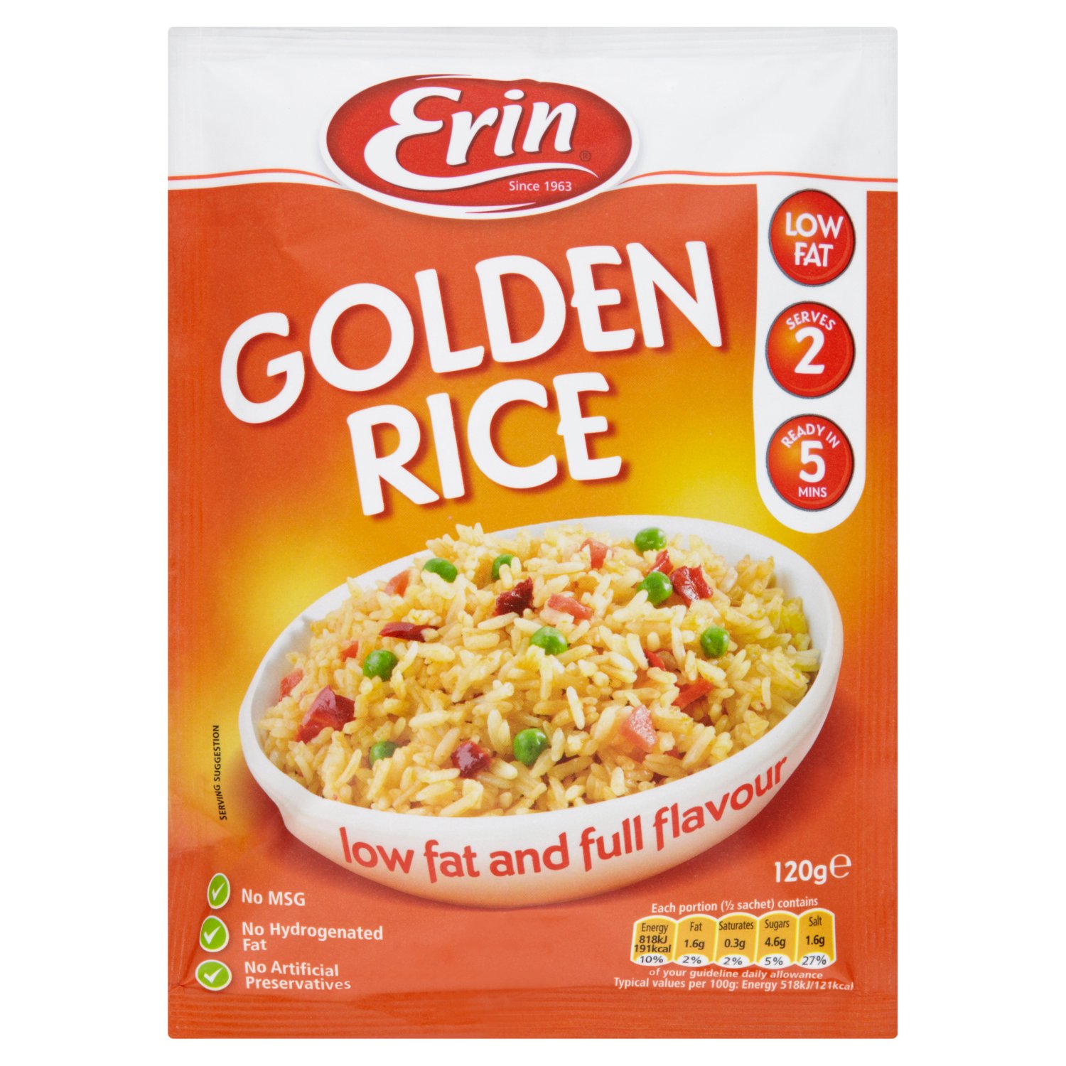 Erin Low Fat Golden Rice (115 g)