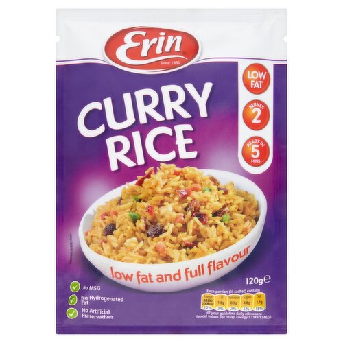 Erin Low Fat Curry Rice (120 g)