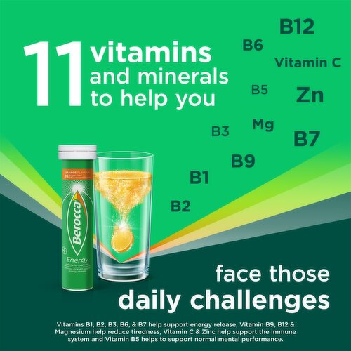 Berocca Effervescent Tablets Orange - tube 15 tablets - Go Jumbo