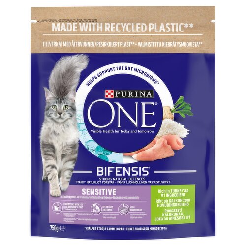 Purina One Sensitive Cat Turkey Rice (750 g)