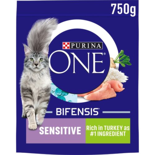 Purina One Sensitive Cat Turkey Rice (750 g)