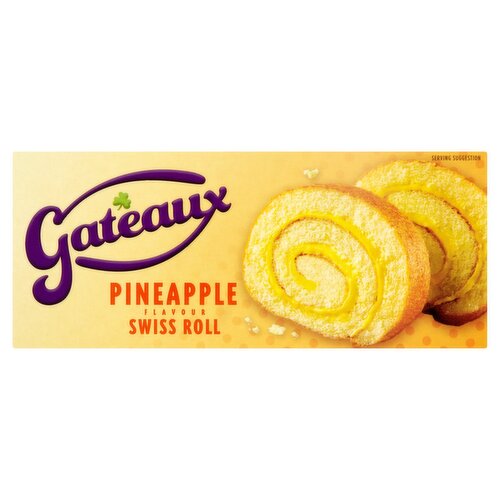 Gateaux Pineapple Swiss Roll  (195 g)