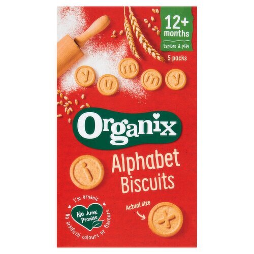 Organix Alphabet Biscuits 12+ Months (125 g)