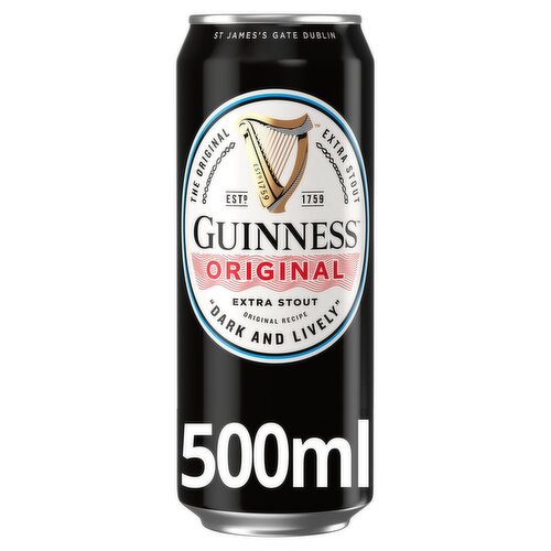 Guinness Original Extra Stout Can (500 ml)