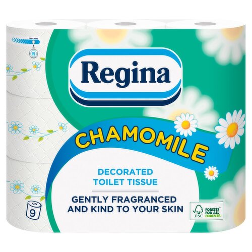 Regina Chamomile Soft Quilted Toilet Tissue 9 Rolls (9 Roll