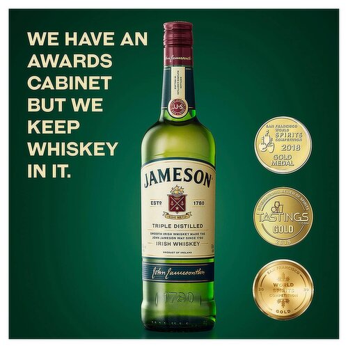 Jameson Triple Distilled Irish Whiskey (70 cl) - Storefront EN