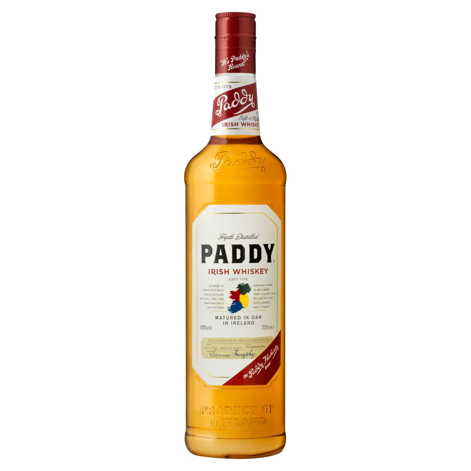 Paddy Irish Whiskey (70 cl)