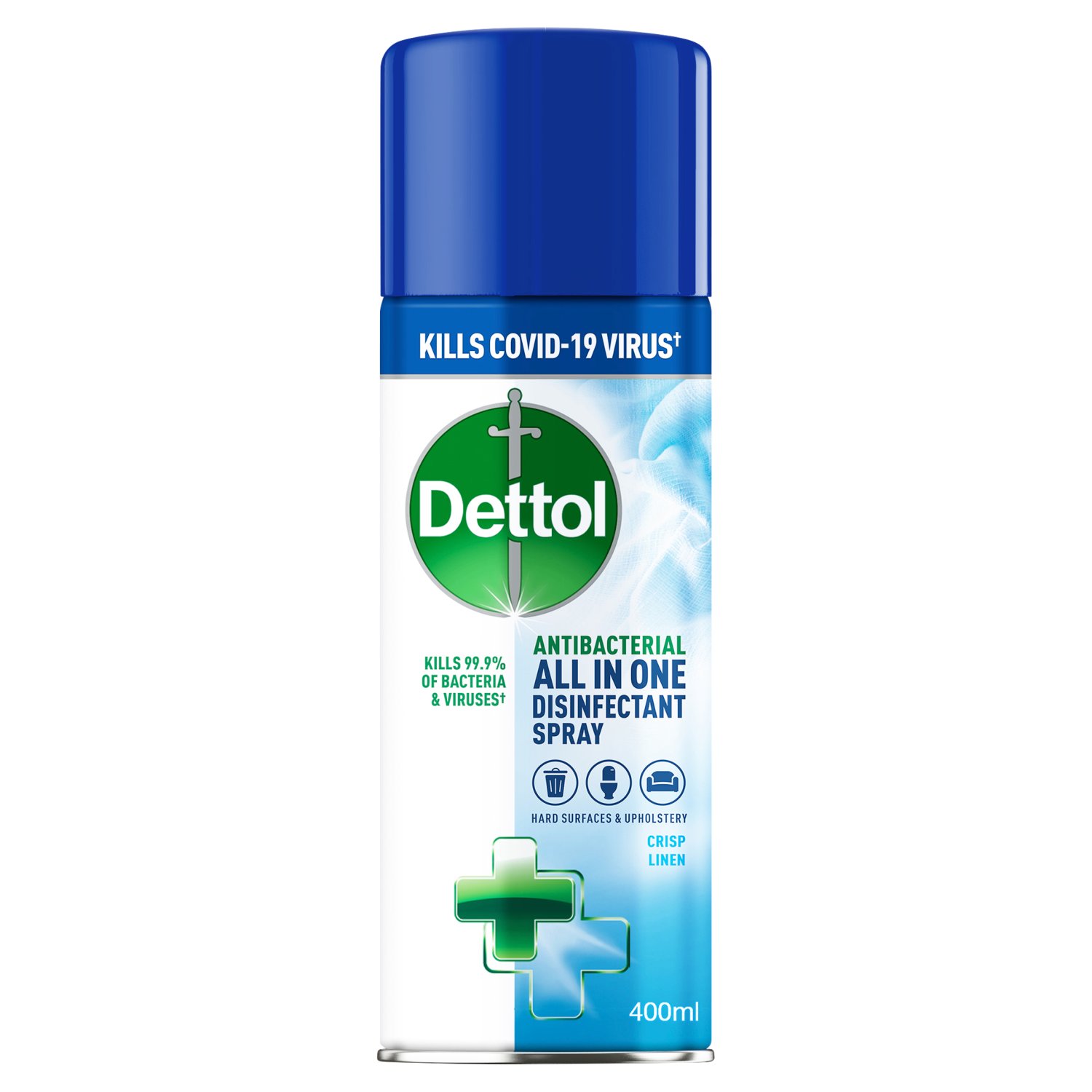 Dettol Crisp Linen Antibacterial Disinfectant Spray  (400 ml)