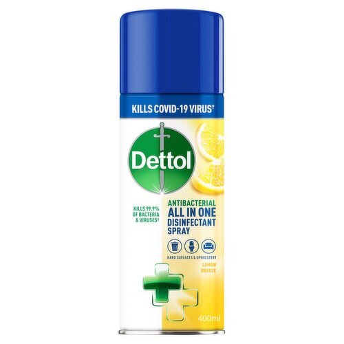 Dettol Lemon Antibacterial Disinfectant Spray (400 ml)