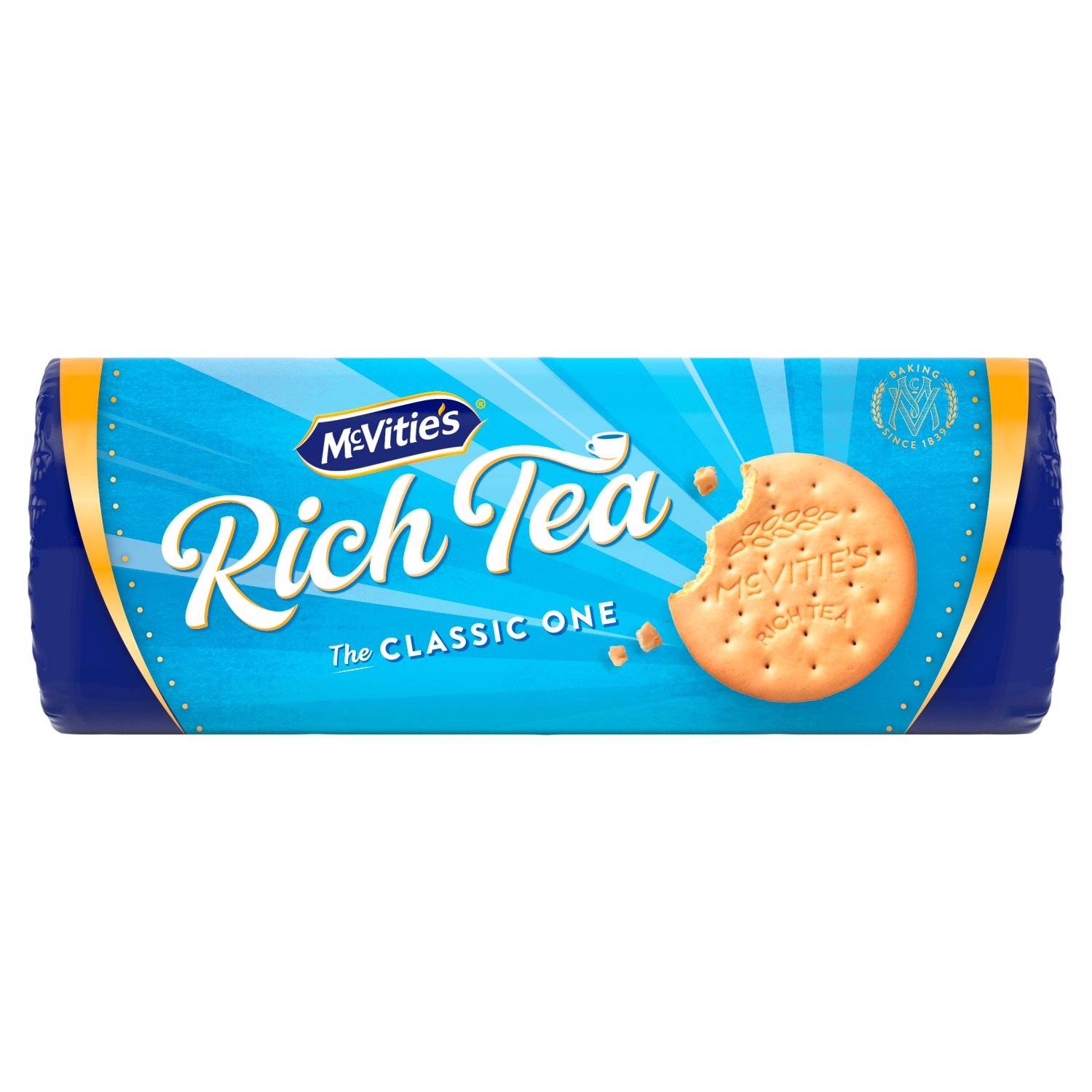 Crafted with care to create a light, crisp, sweet biscuit, McVitie's Rich Tea biscuits are a true British classic, and the gold standard for dunking in a cup of tea.

Enjoy a little break from the everyday, McVitie's biscuits are too good not to share.