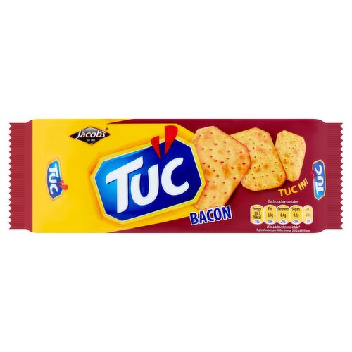 Jacob's Tuc Bacon Crackers (100 g) Storefront EN