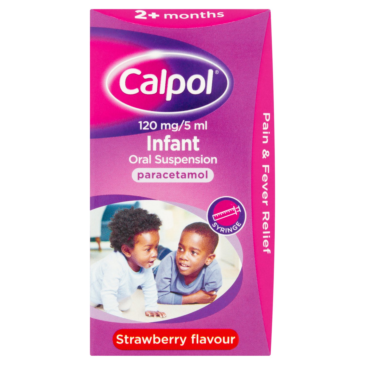 Calpol Infant Strawberry Flavour 2+ Months (60 ml)