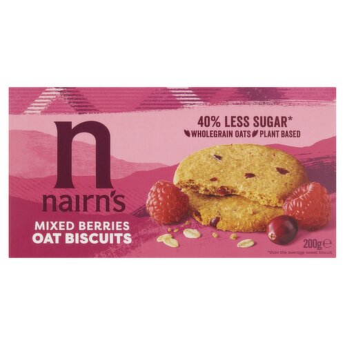Nairns Mixed Berries Oat Biscuts (200 g) Storefront EN