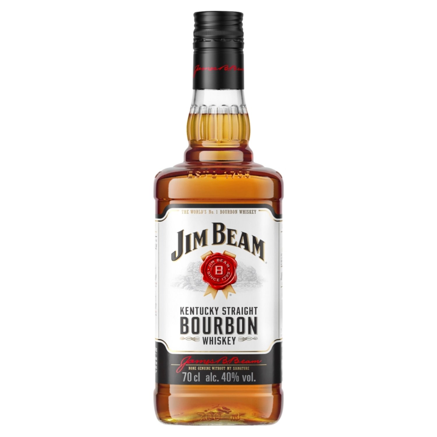 Jim Beam Bourbon Whiskey (70 cl)