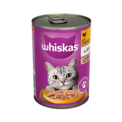 Whiskas with Chicken in Jelly 1+ Years Cat Food (400 g)