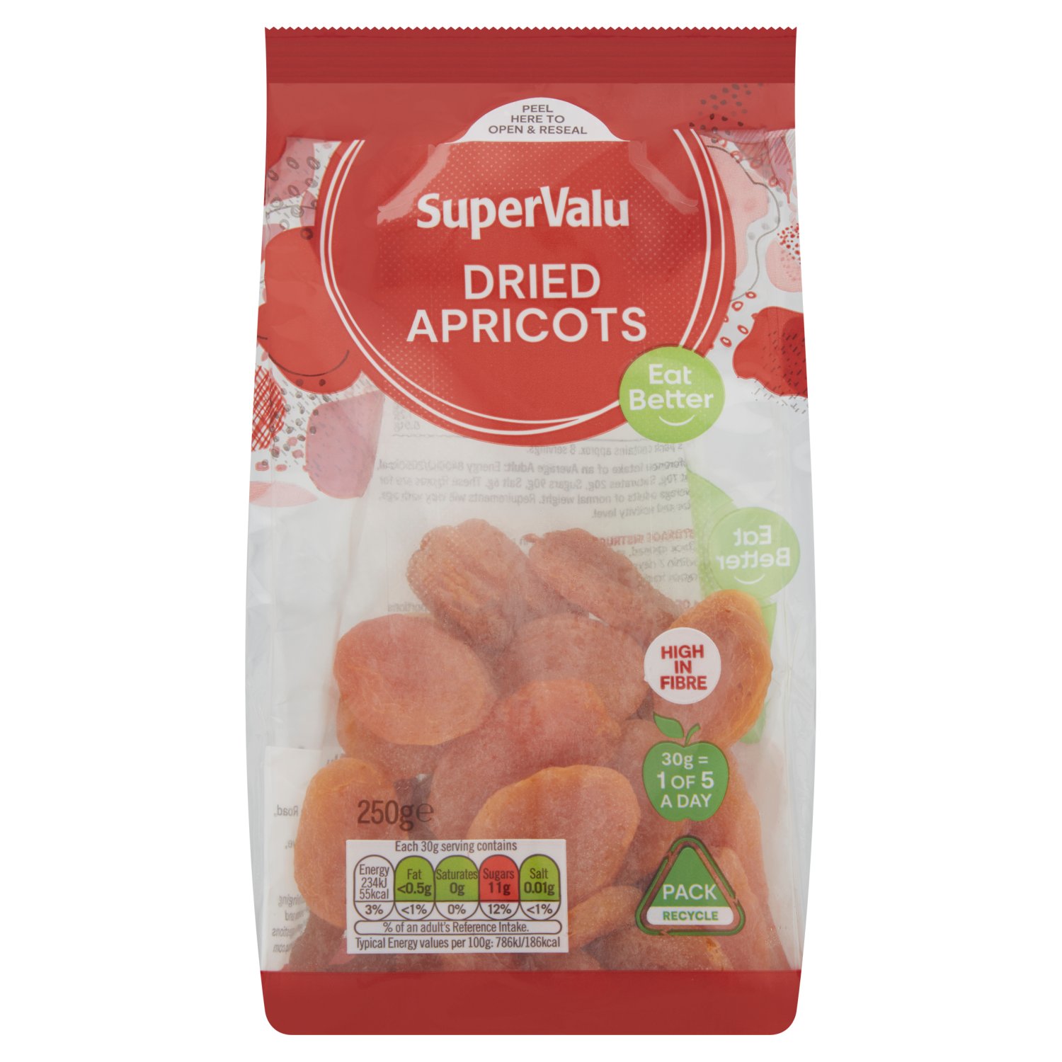 SuperValu Dried Apricots (250 g)
