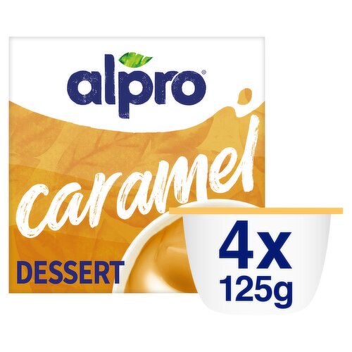 Alpro Desserts Caramel 4 Pack (125 g)