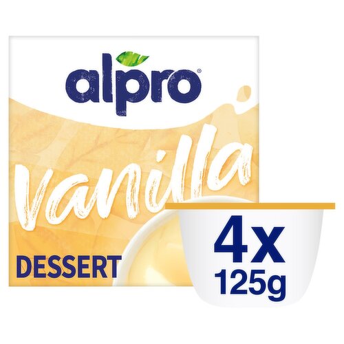 Alpro Desserts Vanilla  4 Pack (125 g)