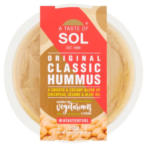 A Taste of Sol Classic Hummus (280 g)