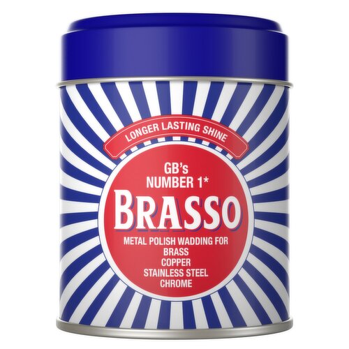 British Advertising Vintage BRASSO Metal Polish TIN Oil,  UK