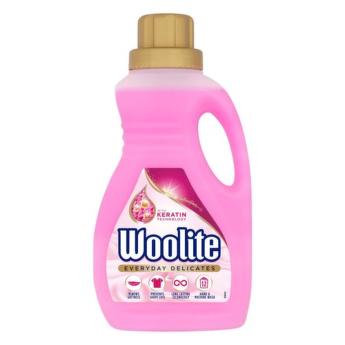Woolite Delicates Laundry Detergent 12 Washes (750 ml)