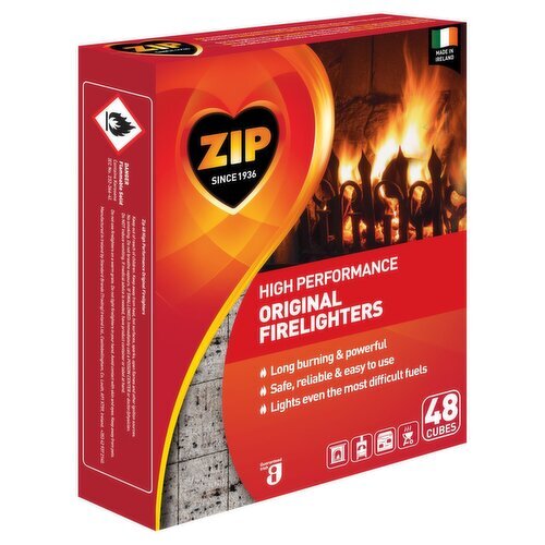 Zip Firelighters 48 Pack (48 Piece)