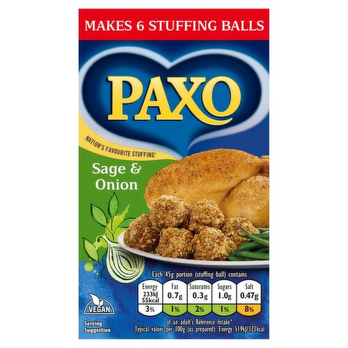 Paxo Sage & Onion Stuffing  (85 g)