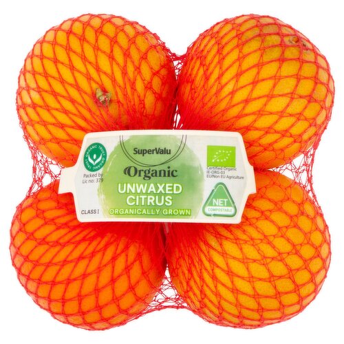 SuperValu Organic Oranges 4 Pce (4 Piece)