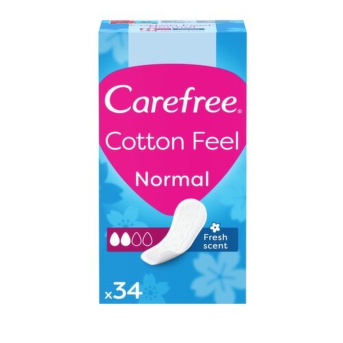 Carefree Cotton Fresh Scent Panty Liners (34 Piece) Storefront EN