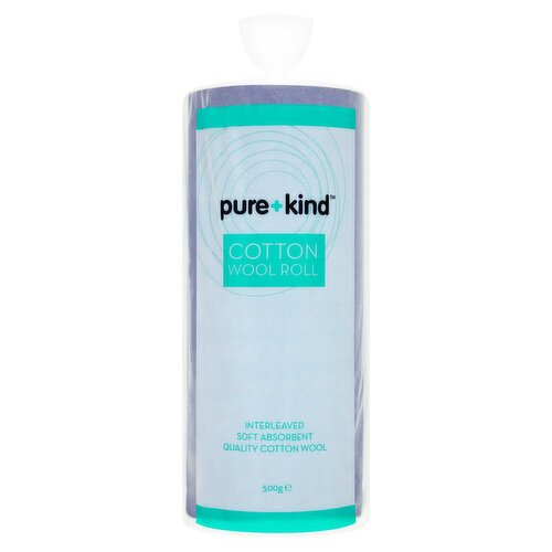 Pure + Kind Cotton Wool Roll (500 g)