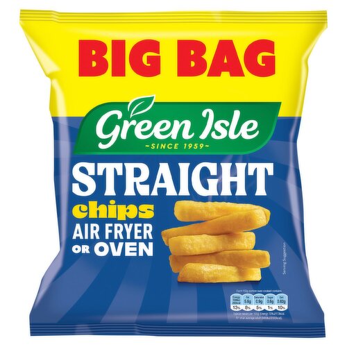 Green Isle Straight Cut Oven Chips (1.3 kg) Storefront EN