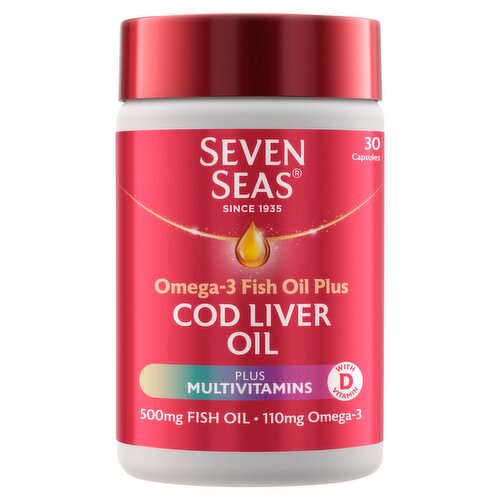 Seven Seas Cod Live Oil & Multivitamin (30 Piece)