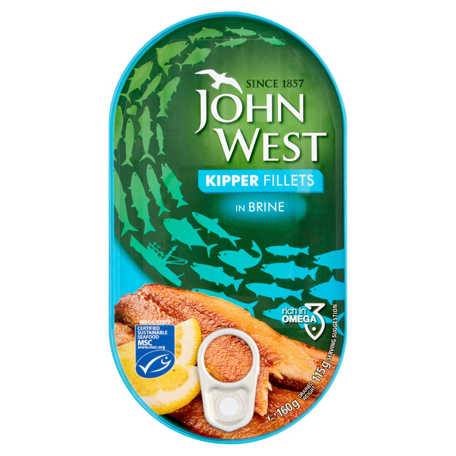 John West Kipper Fillets In Brine (160 g)