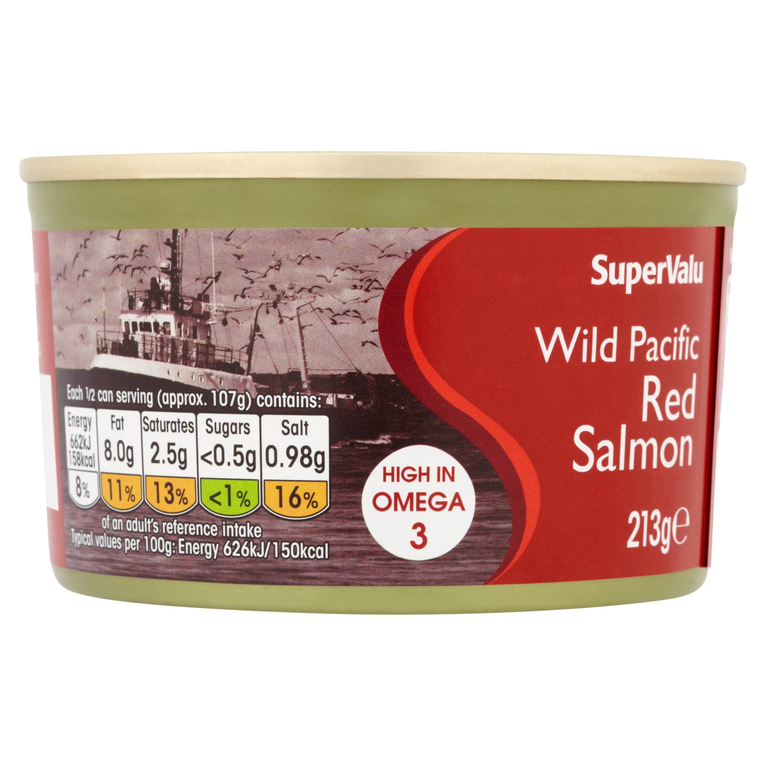 SuperValu Wild Pacific Red Salmon 213g