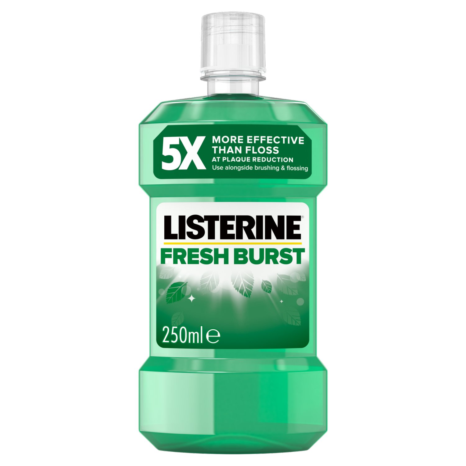 Listerine Fresh Burst Mouthwash (250 ml)