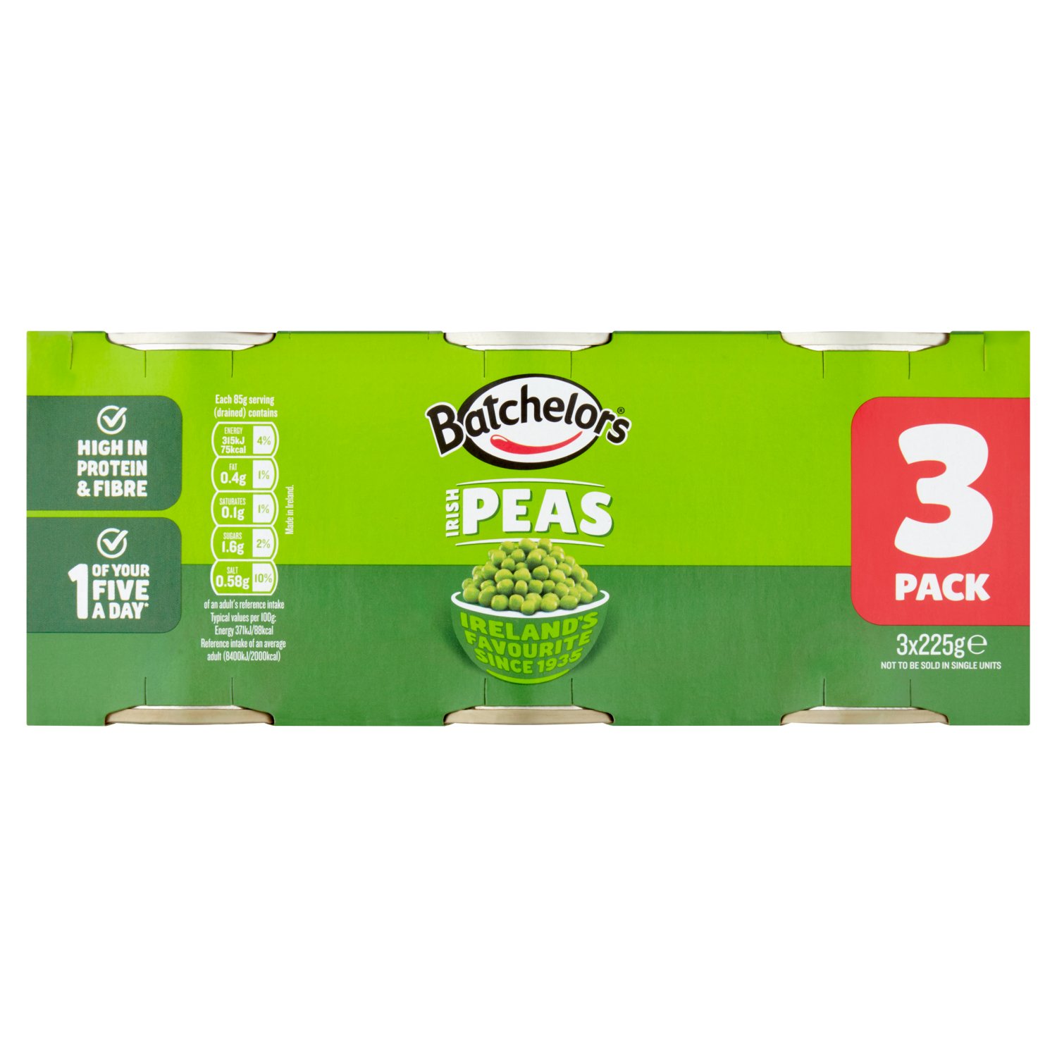 Batchelors Processed Peas 3 Pack (225 g)