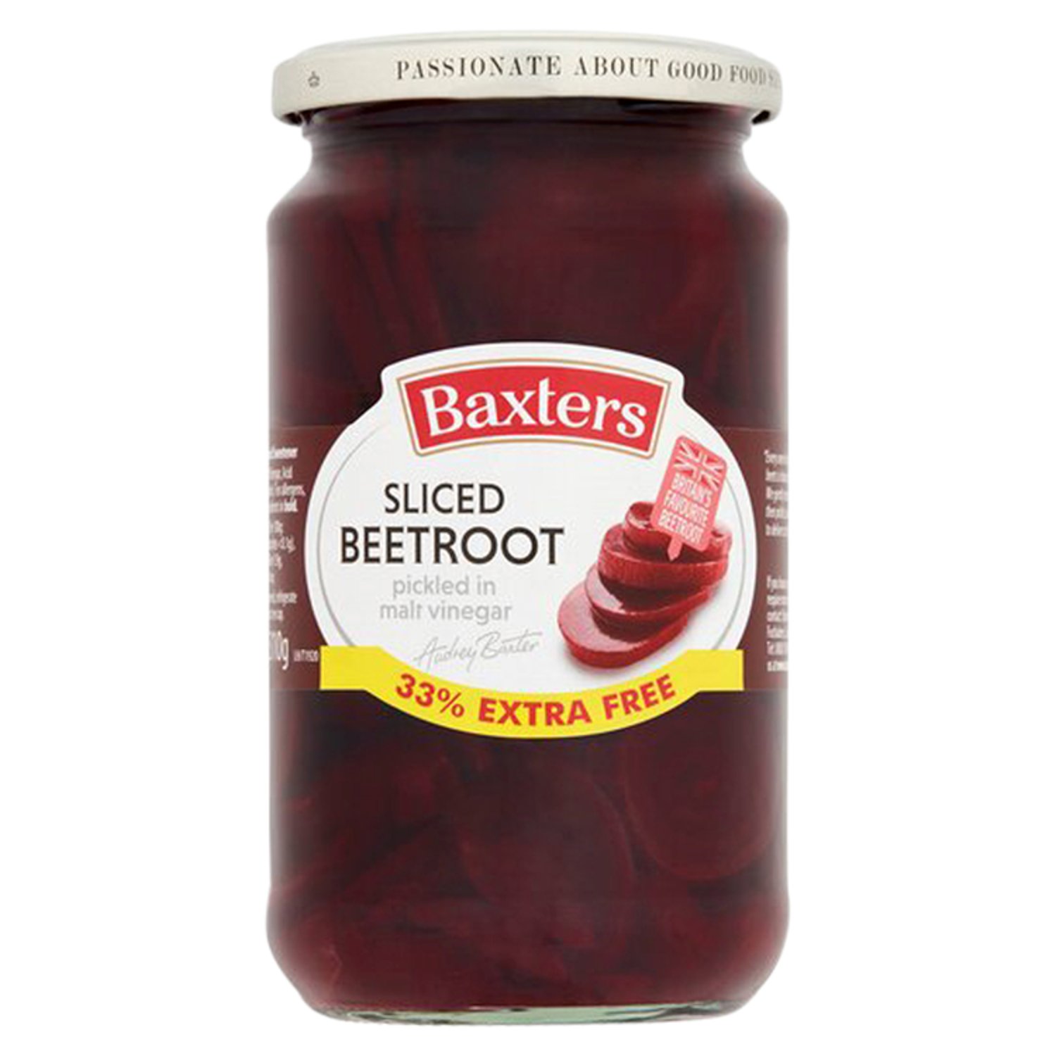 Baxters Sliced Beetroot 33% Extra Free (340 g)