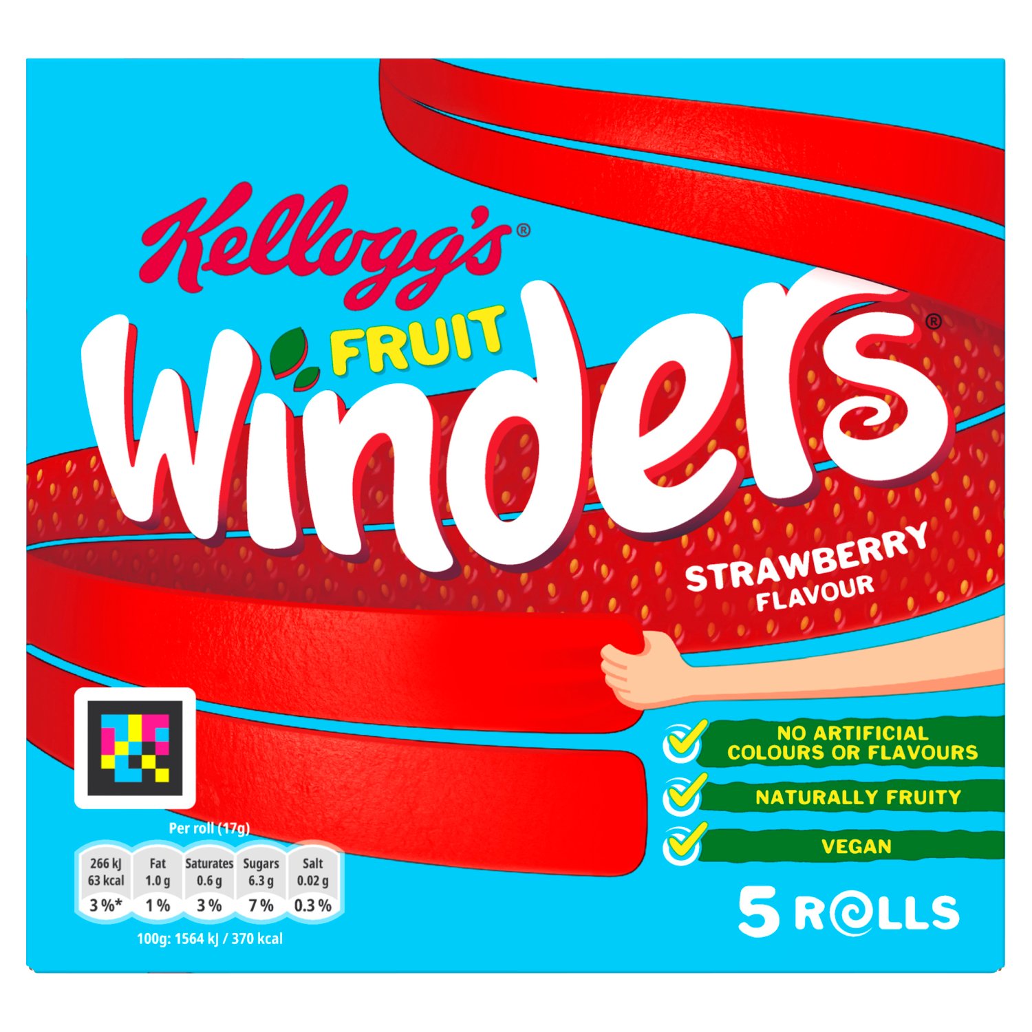 Kellogg's Strawberry Fruit Winders 5 Pack (125 g)