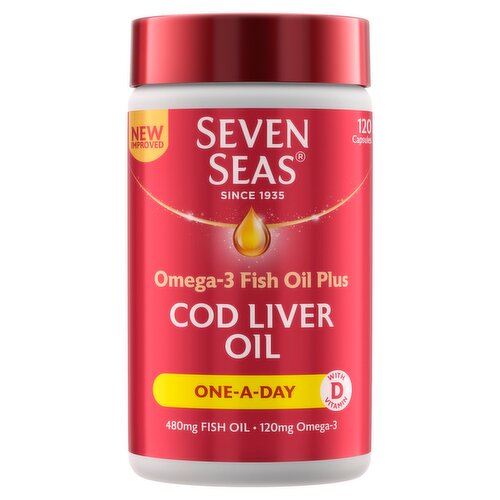 Seven Seas Cod Liver Oil Capsules (120 Piece)