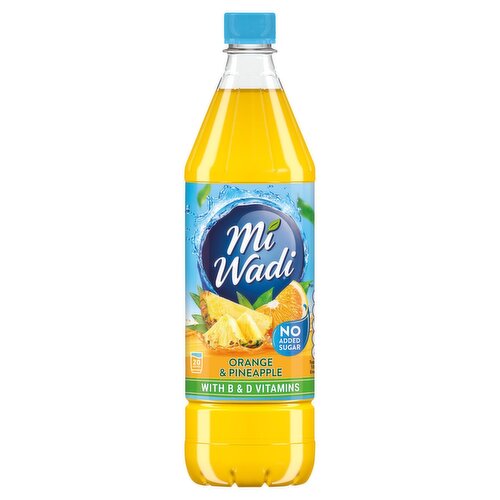 Mi Wadi Orange & Pineapple No Added Sugar Squash (1 L)