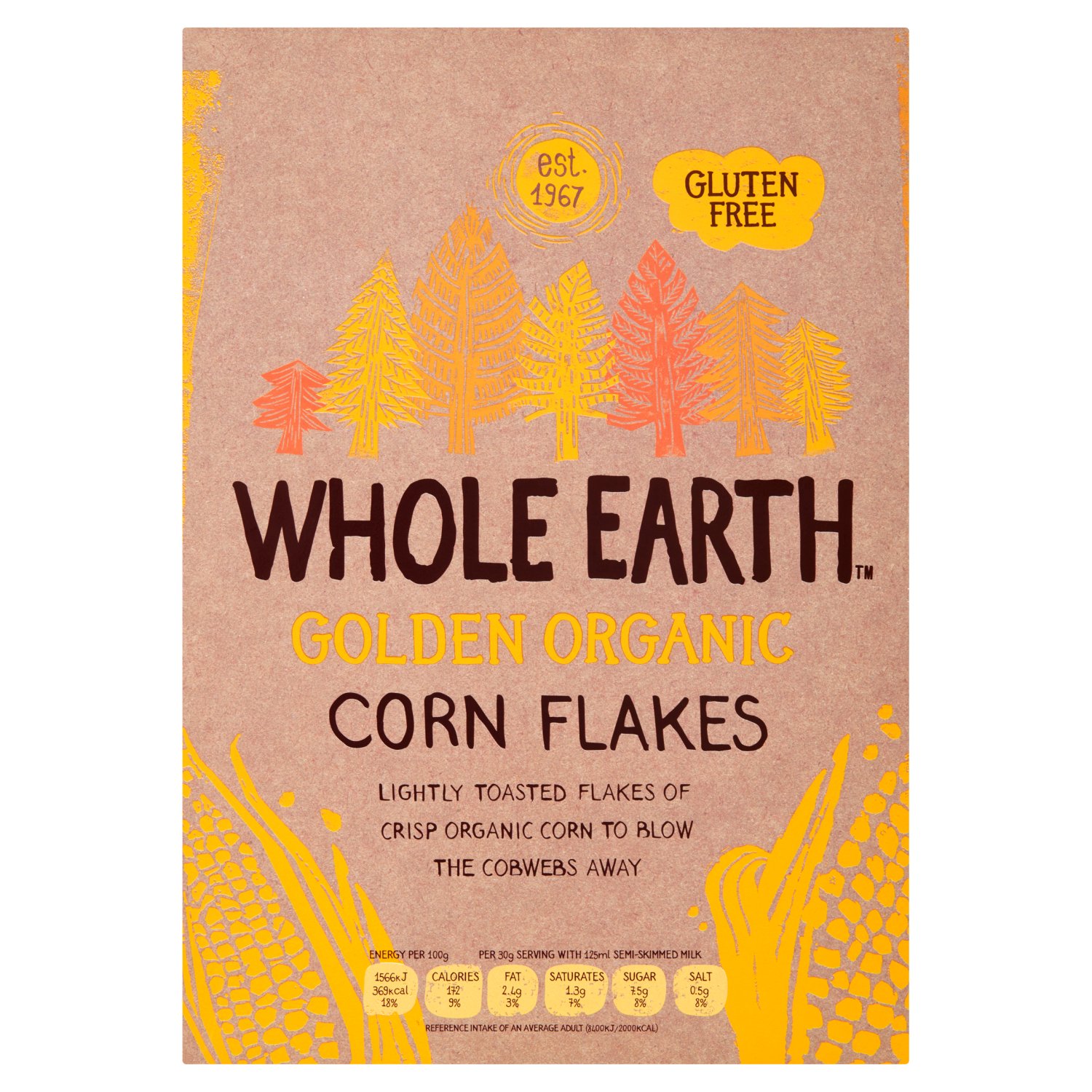 Whole Earth Organic Gluten Free Cornflakes (375 g)