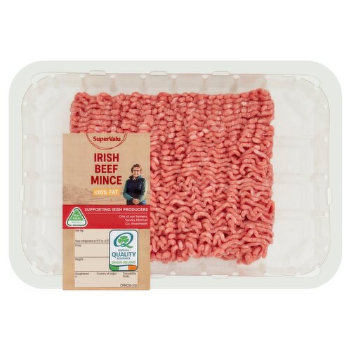 SuperValu Fresh Irish Beef Mince Family Pack (680 g) - Storefront EN