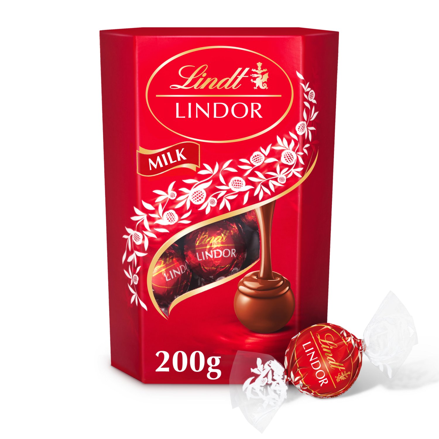 Lindt Lindor Milk Chocolate Truffles Carton (200 g)