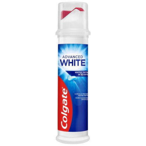 Colgate Advanced White Toothpaste Pump (100 ml)