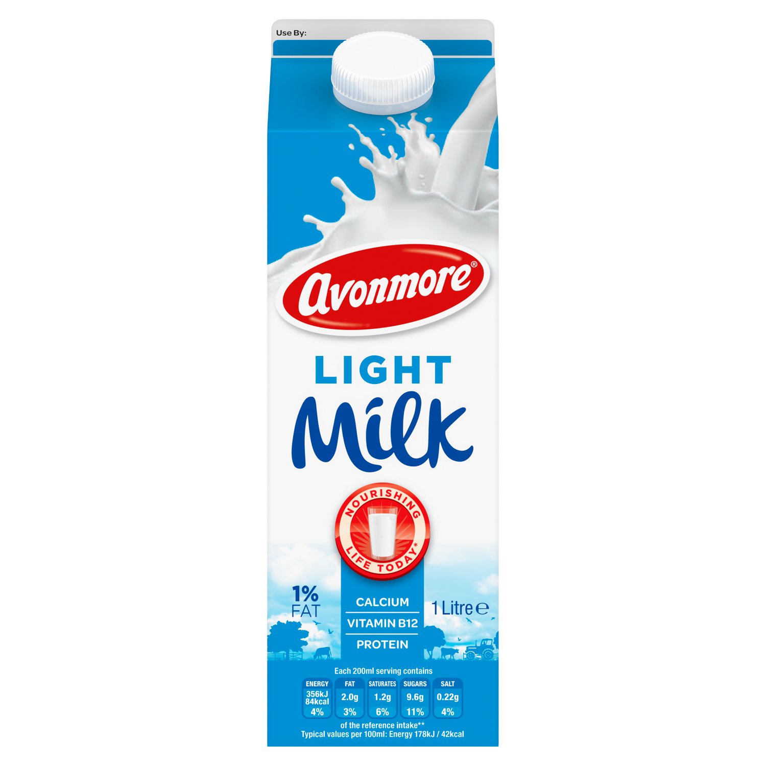 Avonmore Light 1% Fat Milk (1 L)