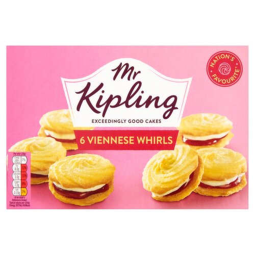 Mr Kipling Viennese Whirls 6 Pack (169 g)