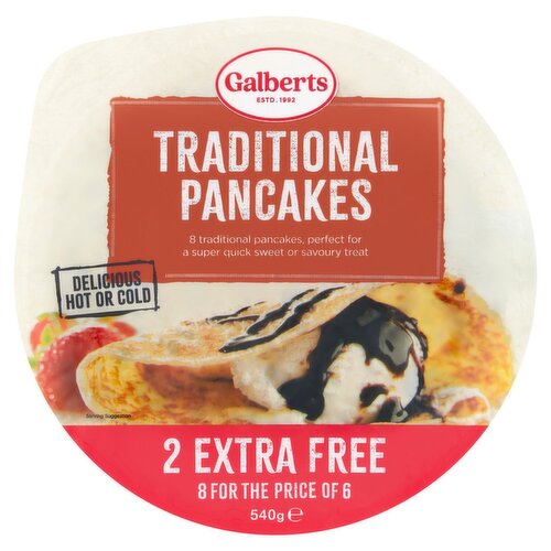 Galberts Large Pancakes 8 Pack (400 g)